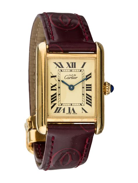 price of cartier tank watch|cartier tank must price.